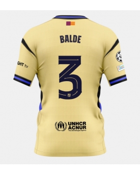 Barcelona Alejandro Balde #3 Maglia Gara Trasferta Repliche 2025-26 Maniche Corte Barcelona Alejandro Balde #3 Maglia Gara Trasferta Repliche 2025-26 Maniche Corte